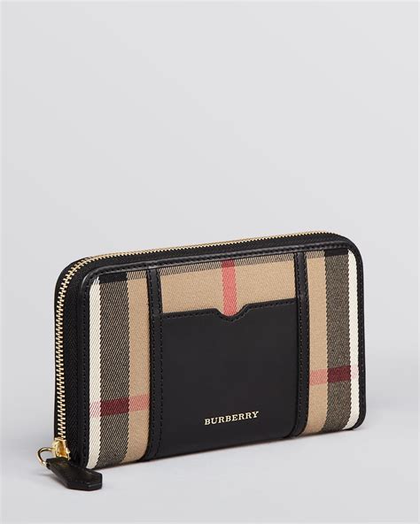 burberry zip wallet red